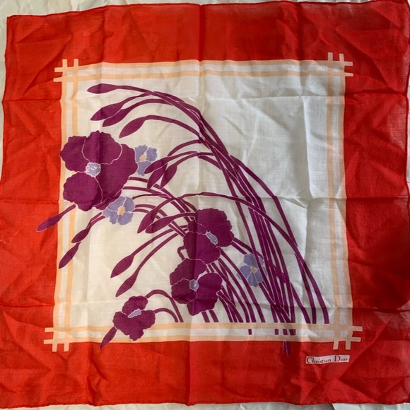 Christian Dior brandnew cotton handkerchief - Picture 1 of 6